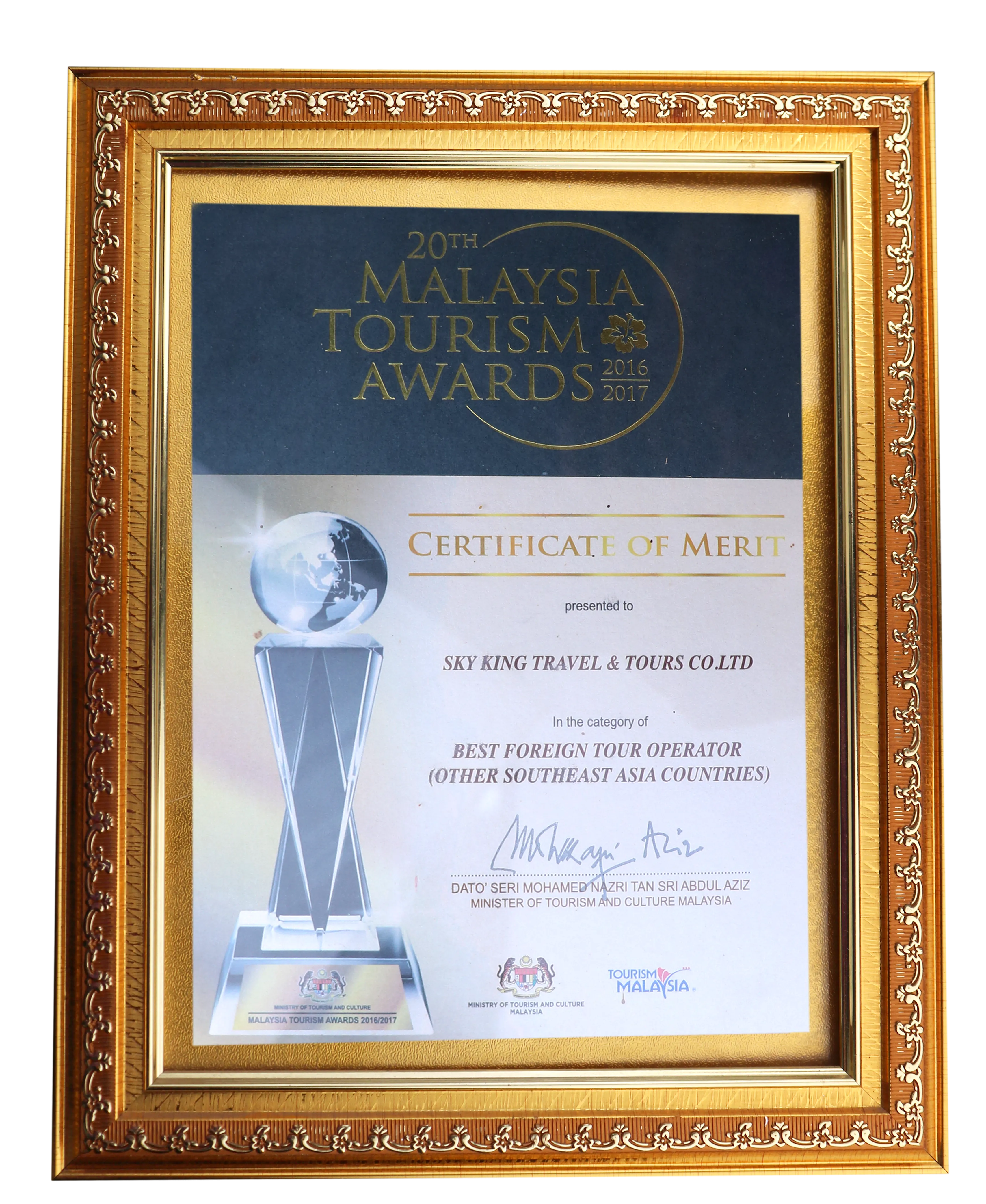 Tourism Malaysia Awards 2017