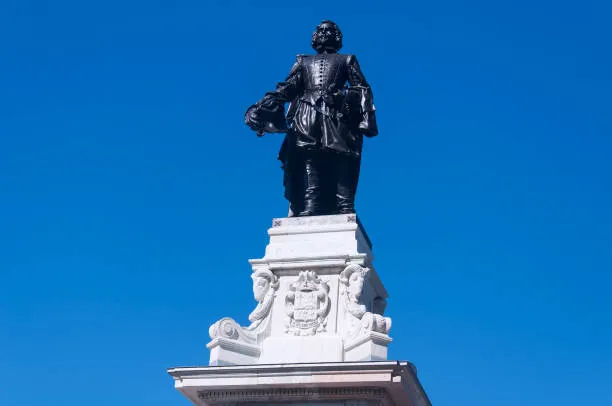 រូបសំណាក Samuel De Champlain. (Samuel De Champlain Statue)
