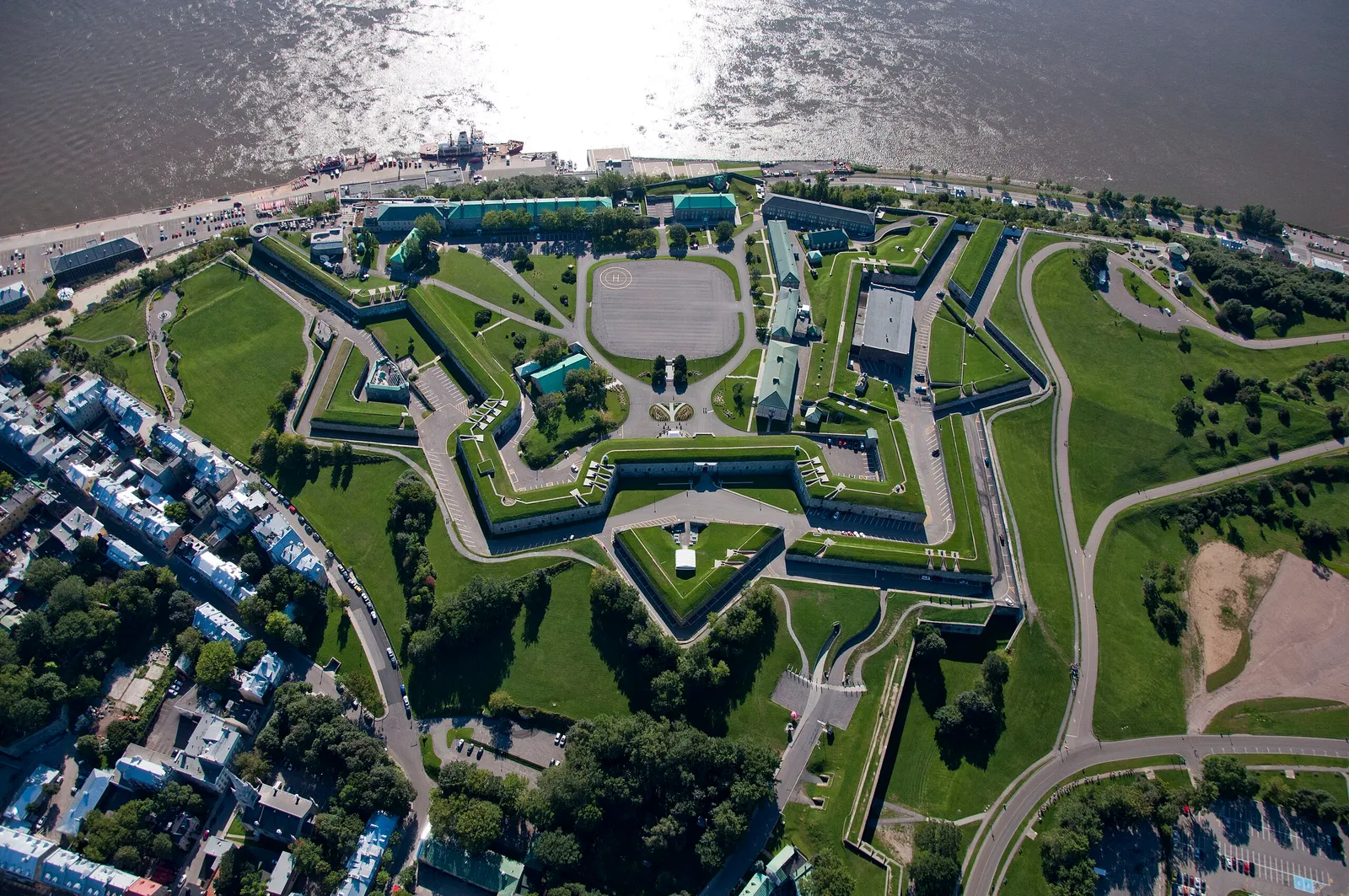 La_Citadelle_de_Québec,_vue_du_ciel