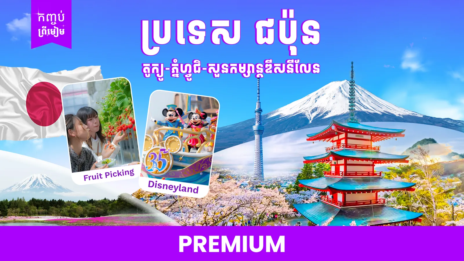 ប្រទេសជប៉ុន តូក្យូ-ហ្វូជិ-ឌីស៍នីលែន