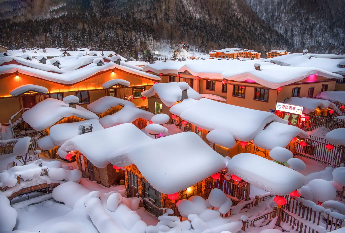 Fairy Tale Snow Town Scenic Area